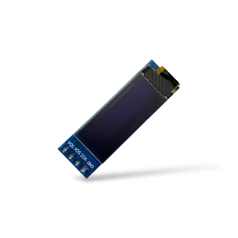 0.91 Inch Oled Display 128X32 Blue | 4 Pin I2c Oled Module For Arduino, Esp8266 & Esp32 Projects 1