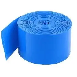 1 Meter Pvc Heat Shrink Sleeve 50Mm Sky Blue | Battery Pack Cover | Insulation & Battery Wrapping Heat Shrink Tube 1