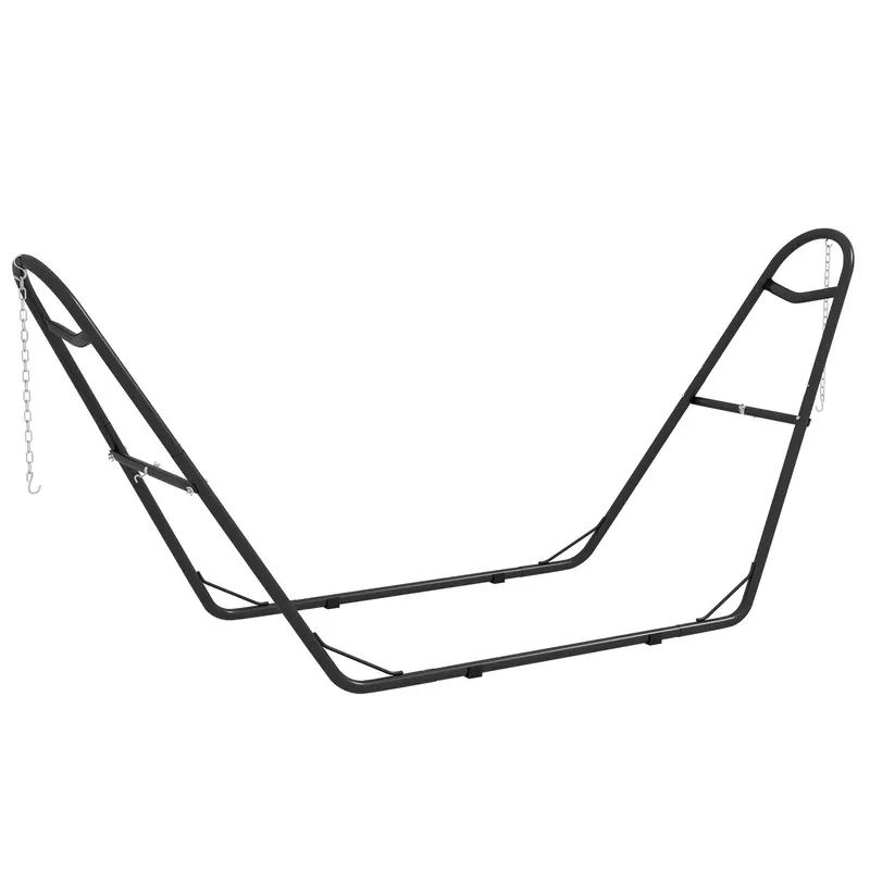 10.3Ft Adjustable Hammock Stand Fits 9-14 Ft Hammocks, 450 Lbs Capacity, Black 2