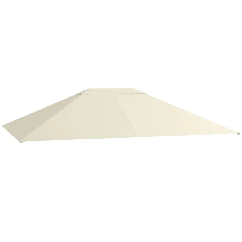 10' X 13' Gazebo Replacement Canopy Top Cover, Cream White 1