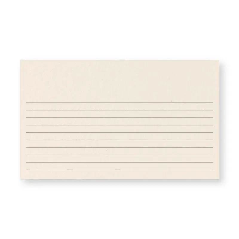 100 Personalized 3 X 5 Cards, Horizontal Ruled 2