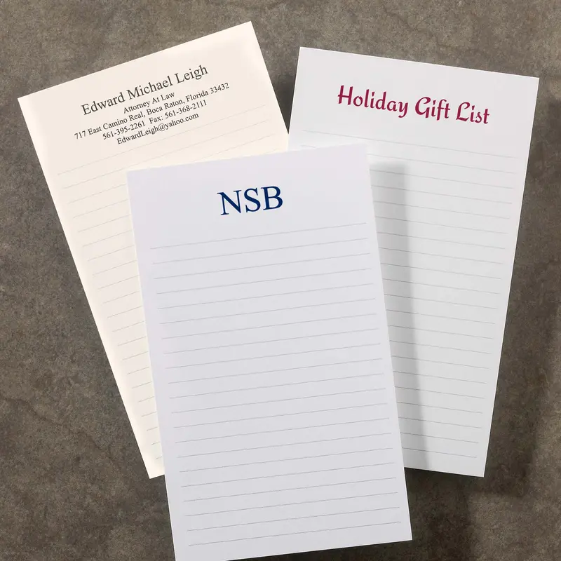 100 Personalized 3 X 5 Cards, Vertical Ruled 1