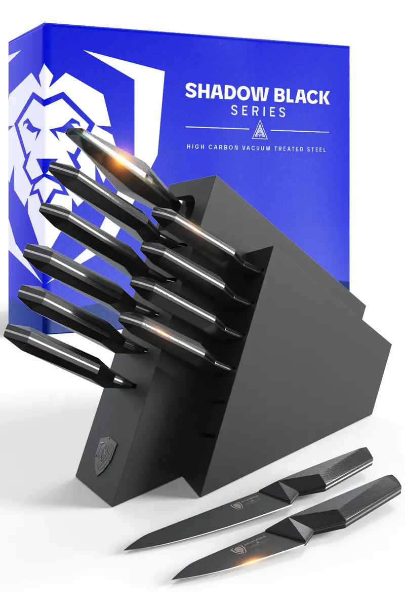 12-Piece Knife Block Set | Shadow Black Series | Nsf Certified | Dalstrong © 1