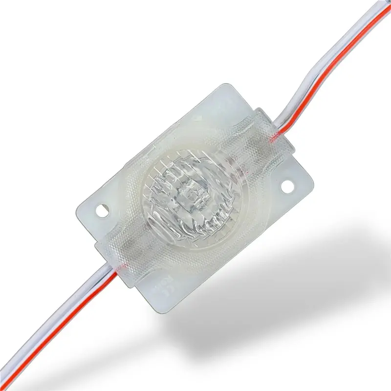 12V Round Shape Rgb 1.5W Cob Light With Lens | Multicolor Waterproof Backlit Sign Board & Diy Lighting Module | Rgb Led Module Light 1