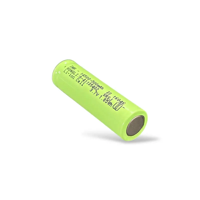 14500 Li-Ion Rechargeable Battery 500Mah 1.85Wh | 3.7V Lithium Ion Cell For Diy Projects & Electronics 1
