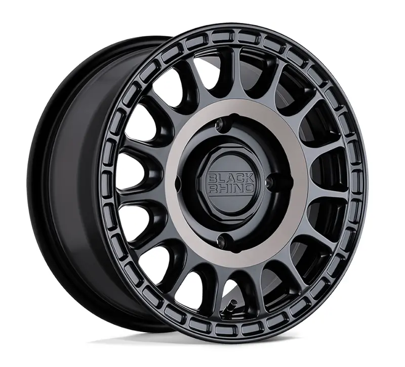 15X7.0 Black Rhino Sandstorm Utv Semi Gloss Black W/ Machined Tint 1
