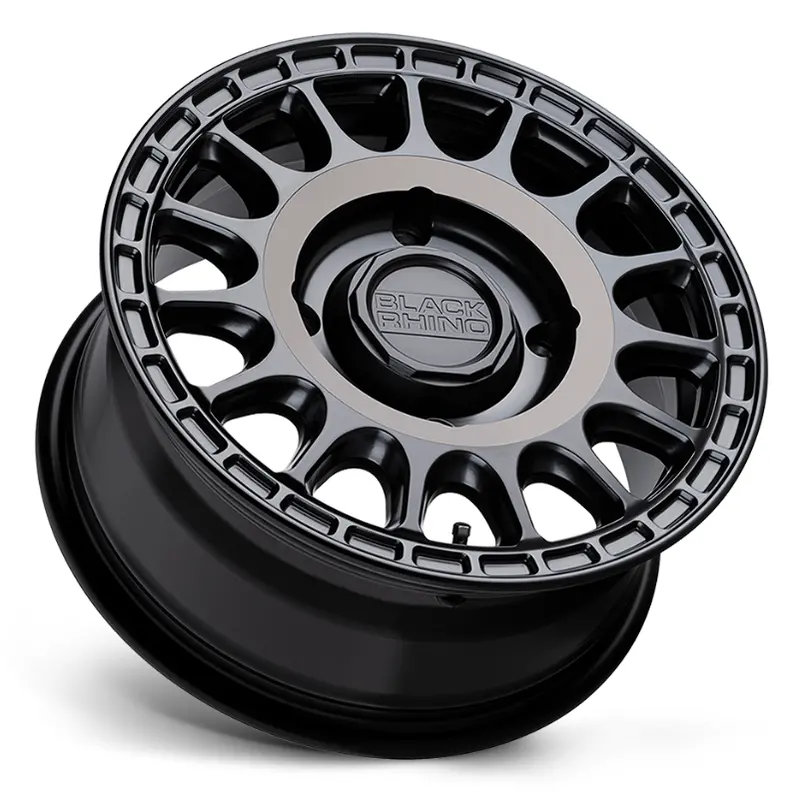 15X7.0 Black Rhino Sandstorm Utv Semi Gloss Black W/ Machined Tint 2