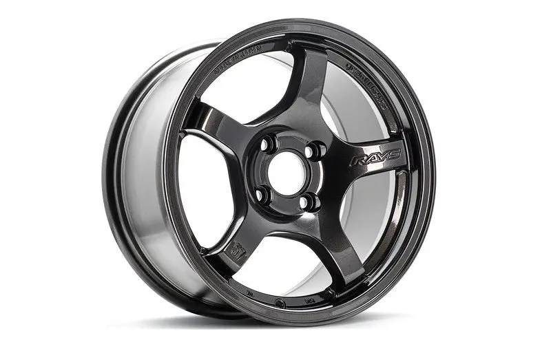 15X8.0 Gram Lights 57Cr +28 4-100 Super Dark Gunmetal 1