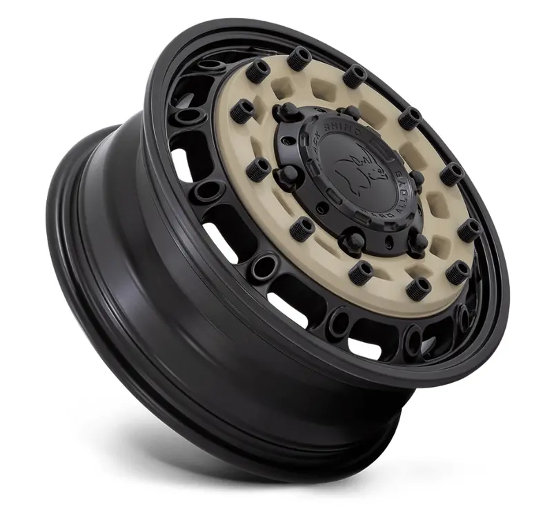 16X6.0 Black Rhino Arsenal At Sand On Black 2