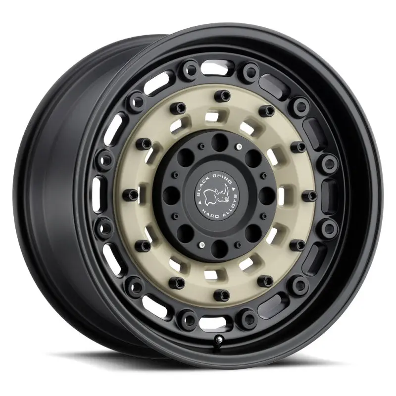 16X8.0 Black Rhino Arsenal Sand On Black Wheel 1