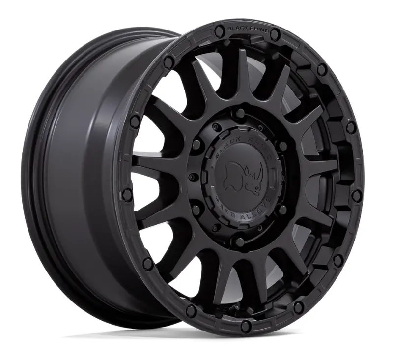 16X8.0 Black Rhino Sequoia Matte Black 1