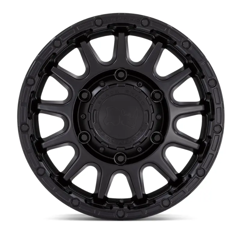 16X8.0 Black Rhino Sequoia Matte Black 3
