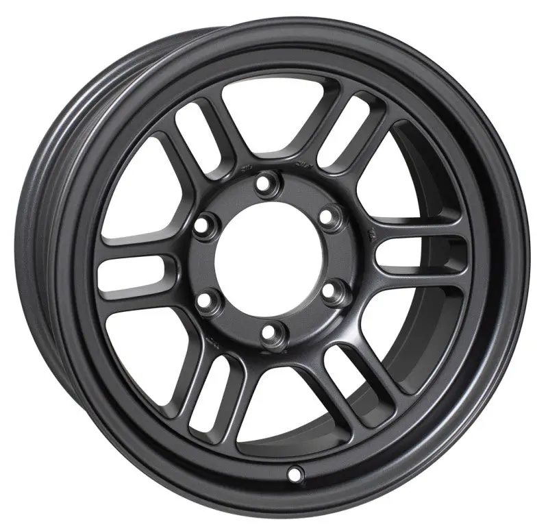16X8.0 Enkei Rpt1, 6X139.7 Bolt Pattern +0 Offset 106.1 Bore Matte Dark Gunmetallic Wheel 1