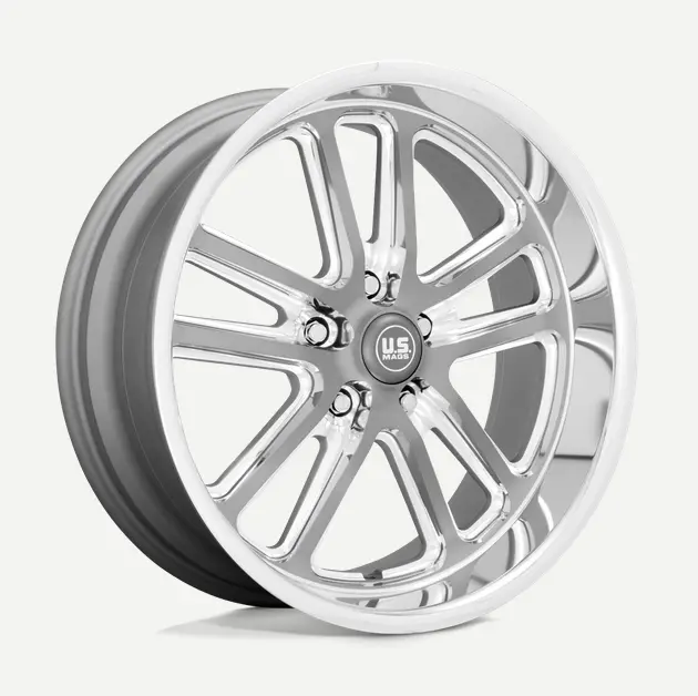 17" U.S. Mags Bullet U130 Textured Gun Metal W/Milled Edges 1