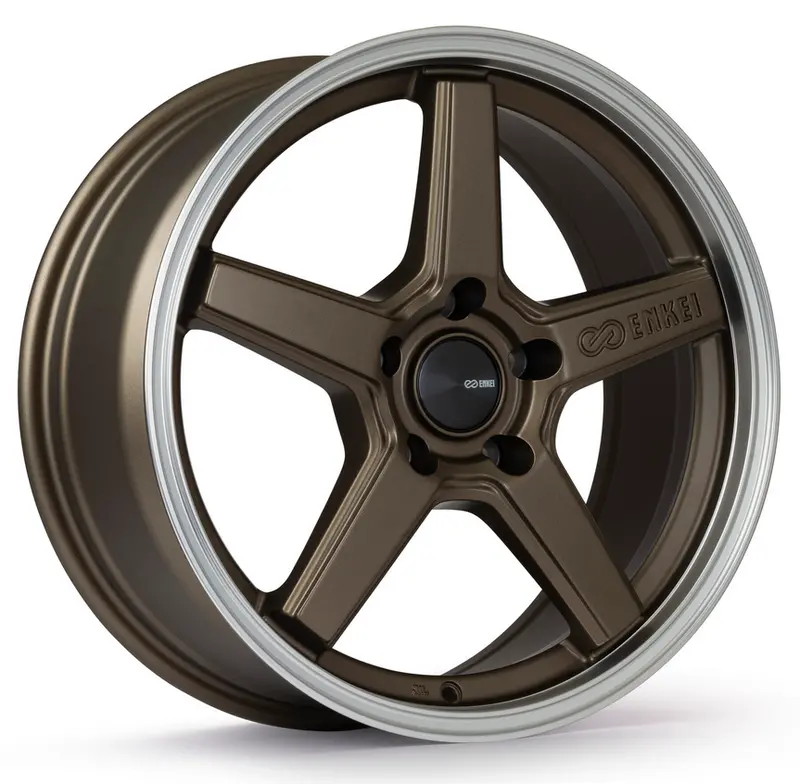 17X7.5 Enkei Quasar Matte Bronze W/Machined Lip 1