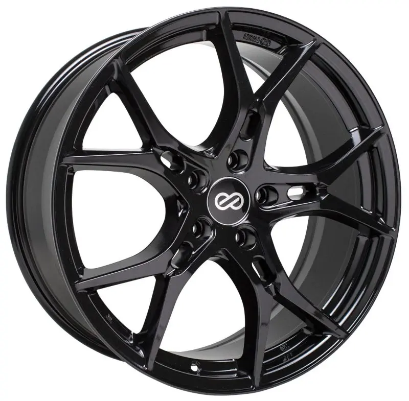 17X7.5 Enkei Vulcan Gloss Black 1
