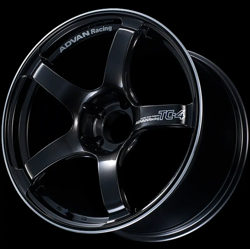 17X8.0 Advan Tc4 +54 5-114.3 Racing Gunmetallic Ring Wheel 1