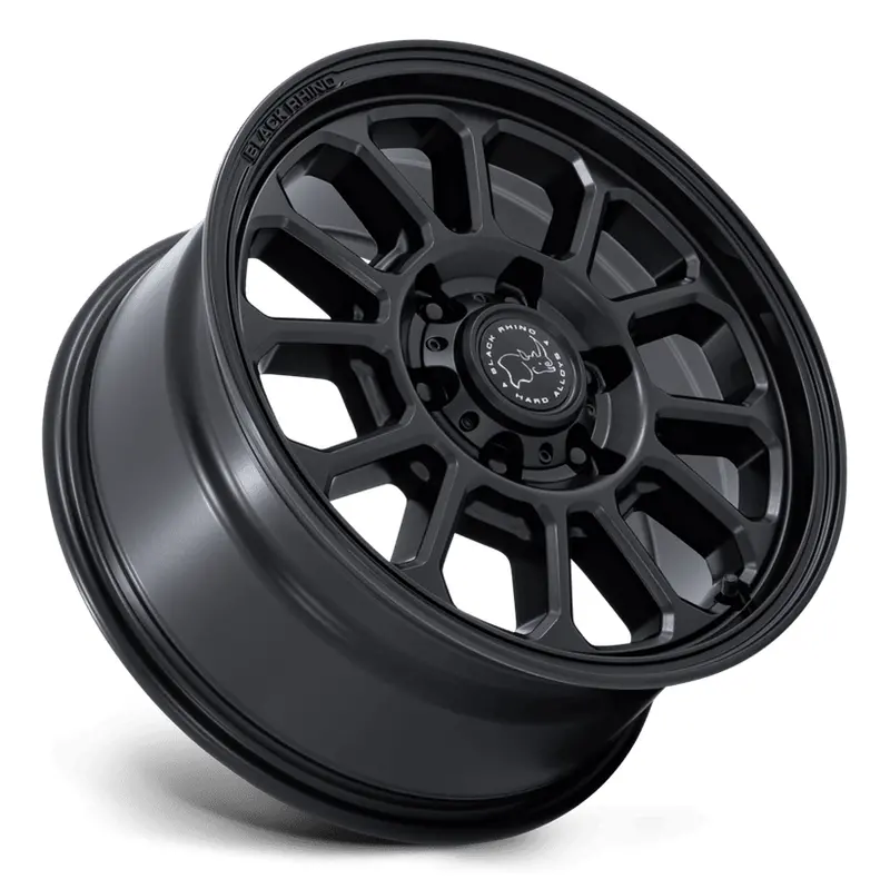 17X8.0 Black Rhino Alta Matte Black 2