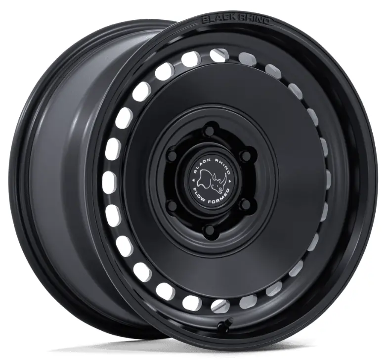 17X8.0 Black Rhino Br036 Basin Matte Black 1