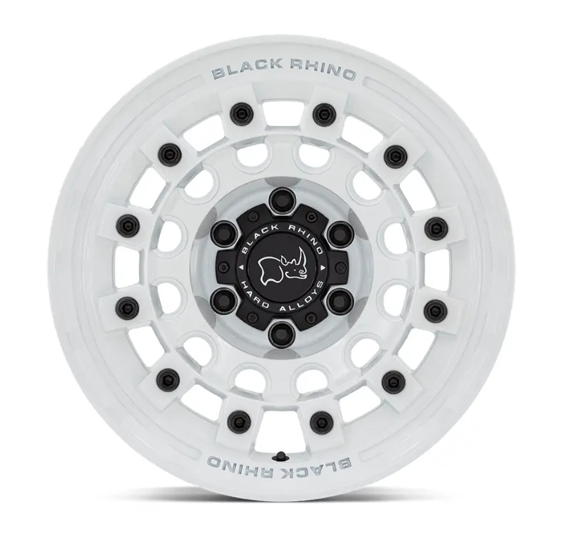17X8.0 Black Rhino Fuji Gloss White 3