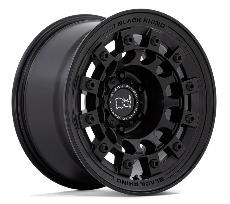 17X8.0 Black Rhino Fuji Matte Black 1