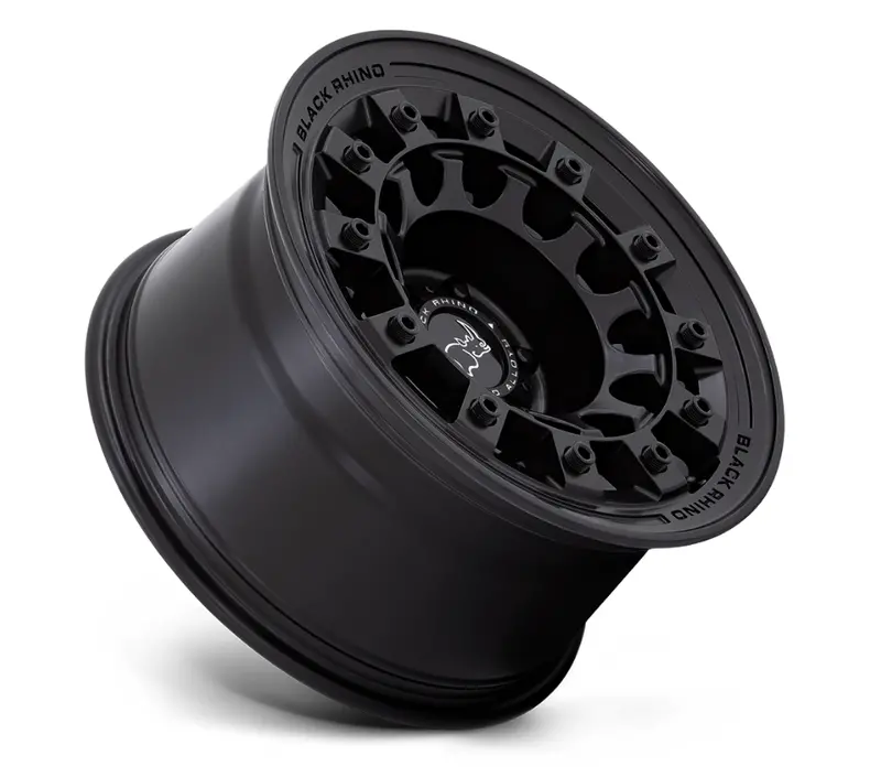 17X8.0 Black Rhino Fuji Matte Black 2