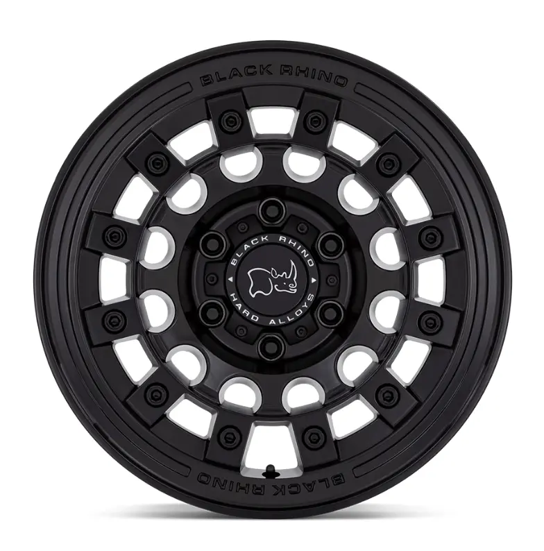 17X8.0 Black Rhino Fuji Matte Black 3
