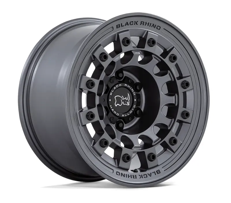 17X8.0 Black Rhino Fuji Matte Gunmetal 1