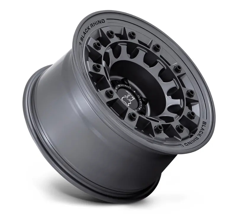 17X8.0 Black Rhino Fuji Matte Gunmetal 2