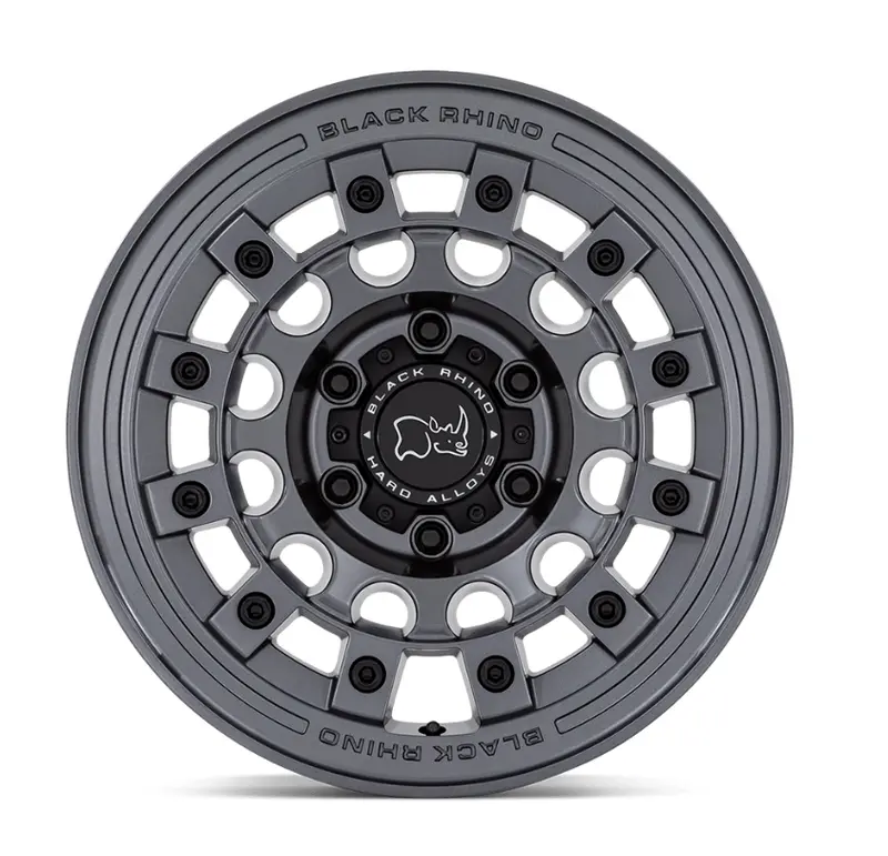 17X8.0 Black Rhino Fuji Matte Gunmetal 3