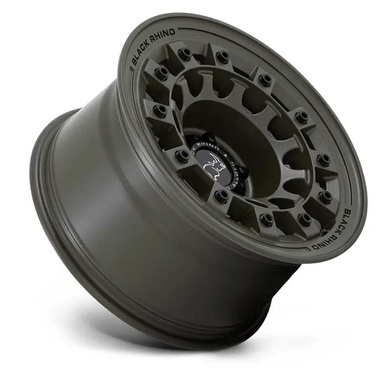 17X8.0 Black Rhino Fuji Olive Drab Green 2