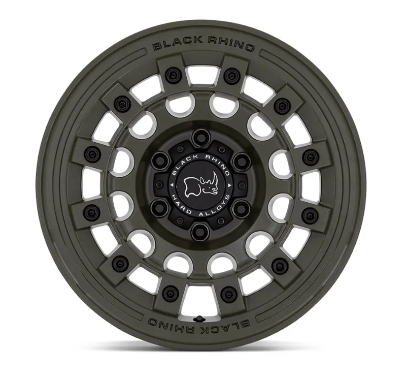 17X8.0 Black Rhino Fuji Olive Drab Green 3