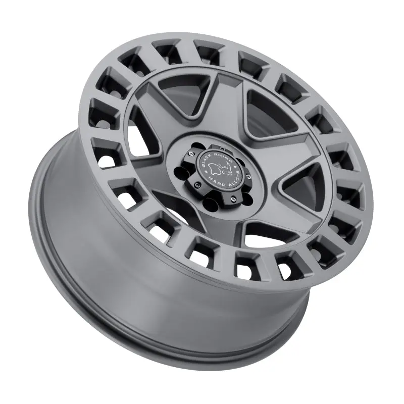 17X8.0 Black Rhino York Matte Gunmetal 2
