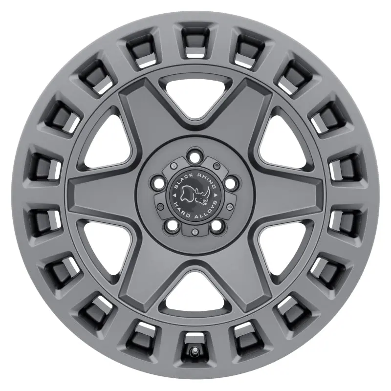 17X8.0 Black Rhino York Matte Gunmetal 3