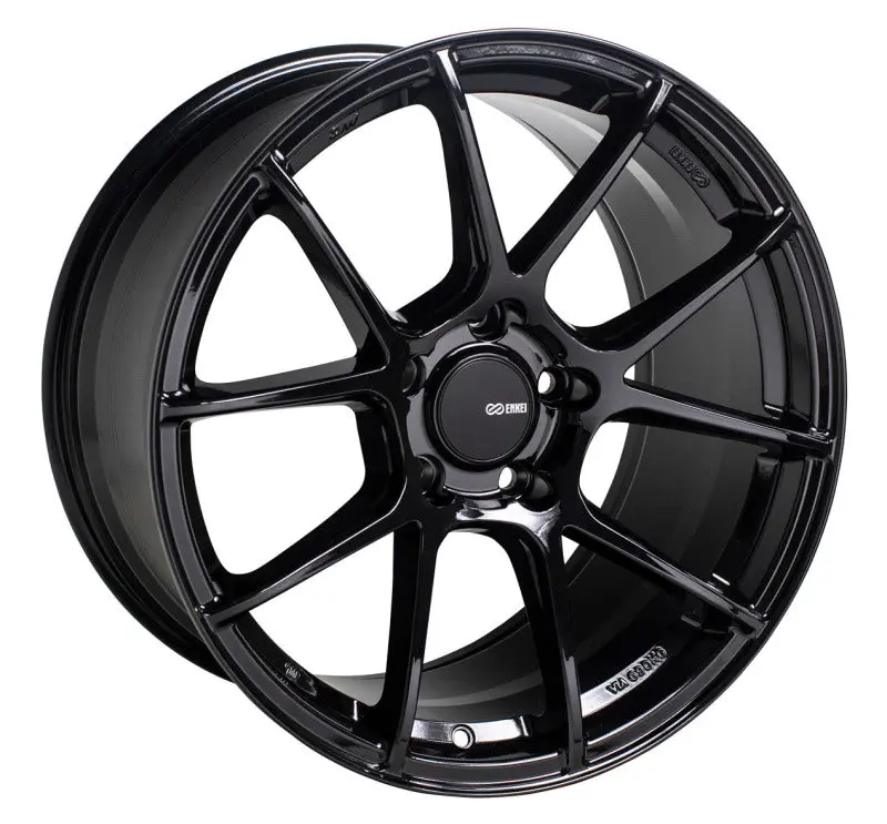 17X8.0 Enkei Ts-V Gloss Black 1