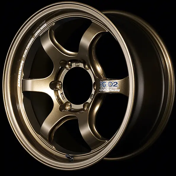17X8.5 Advan Rg-D2 Racing Umber Bronze Metallic -10Mm / 6-139.7 1