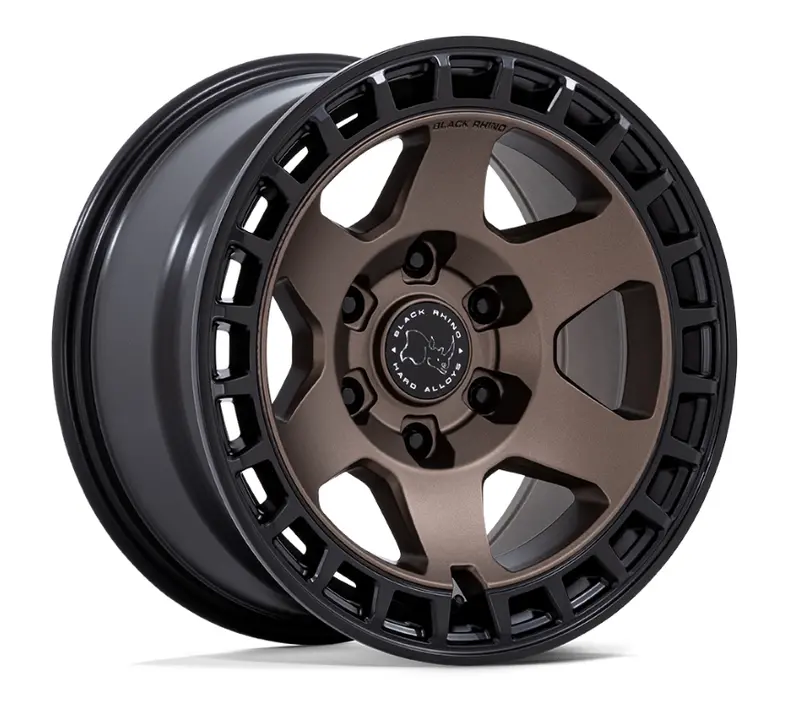 17X8.5 Black Rhino Bahari Br022 Burnt Bronze W/ Matte Black Lip 1