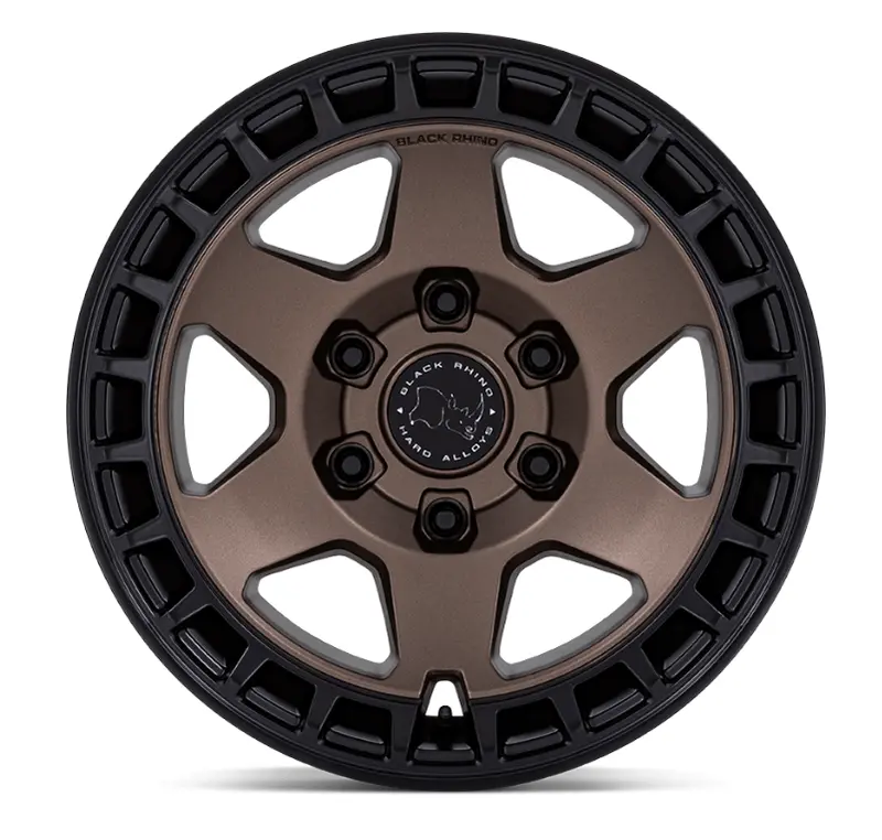 17X8.5 Black Rhino Bahari Br022 Burnt Bronze W/ Matte Black Lip 3