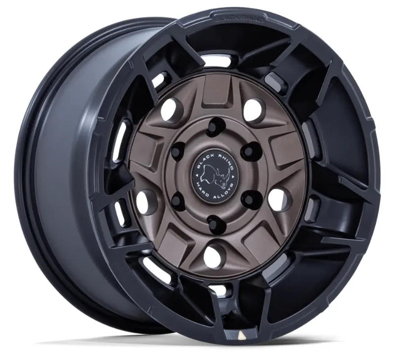 17X8.5 Black Rhino Br028 Guard Burnt Bronze W/ Matte Black Lip 1