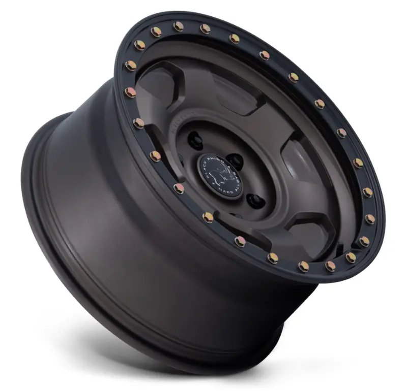 17X8.5 Black Rhino Br029 Trooper Burnt Bronze W/ Matte Black Lip 2