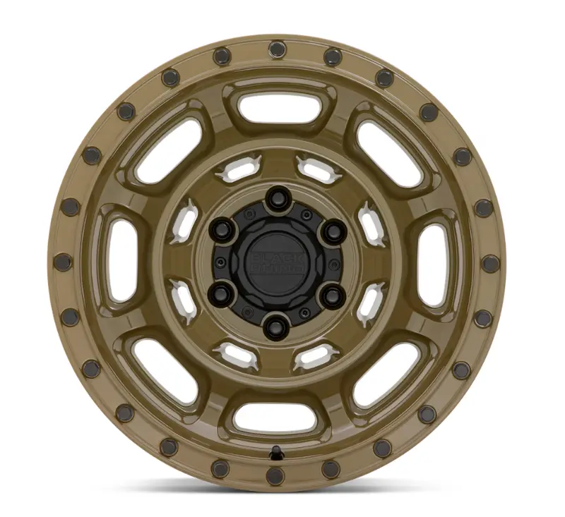 17X8.5 Black Rhino Convoy Gator Green 2