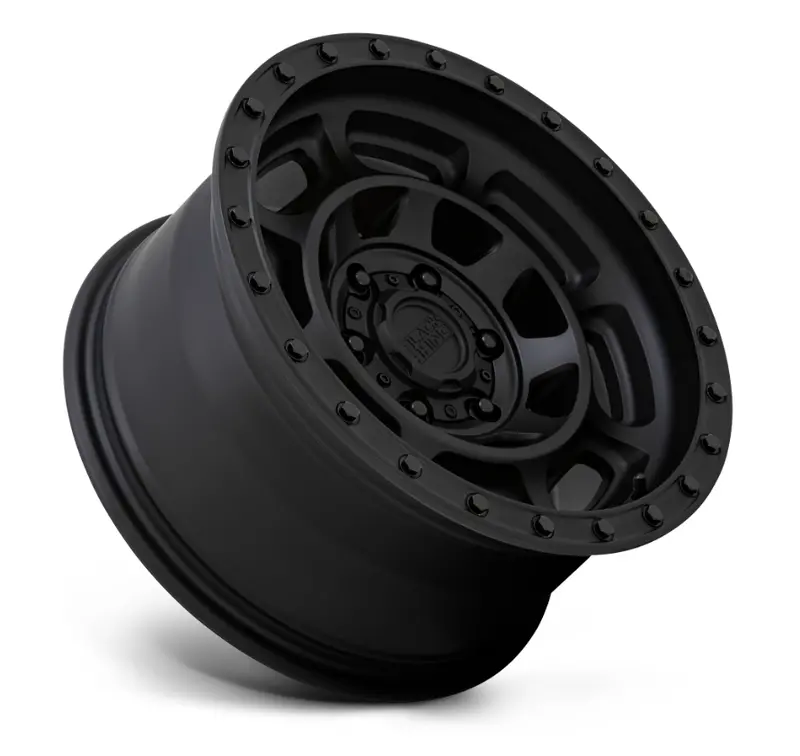 17X8.5 Black Rhino Convoy Matte Black 2