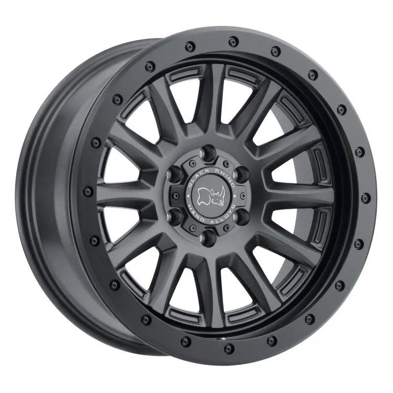 17X8.5 Black Rhino Dugger Gun Black 1