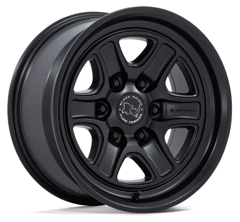 17X8.5 Black Rhino Echo Matte Black 1