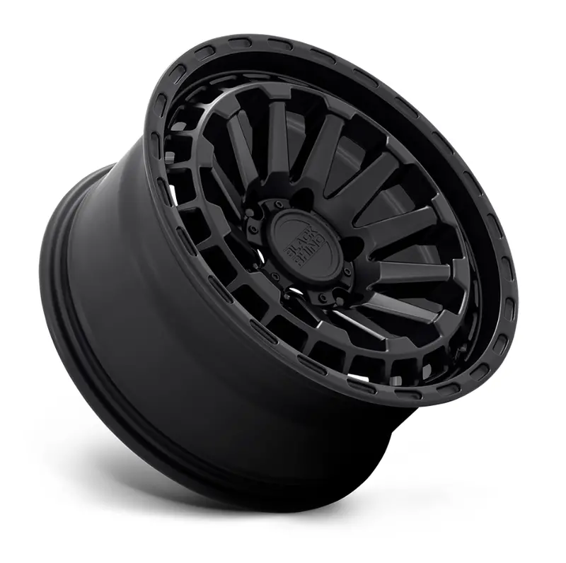 17X8.5 Black Rhino Raid Matte Black 2