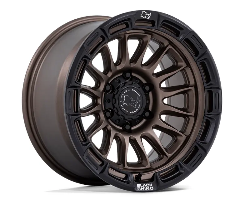 17X8.5 Black Rhino Rival Br025 Burnt Bronze W/ Matte Black Lip 1