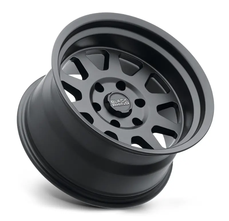17X8.5 Black Rhino Stadium Matte Black 2