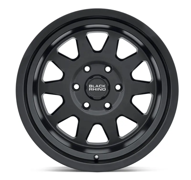 17X8.5 Black Rhino Stadium Matte Black 3