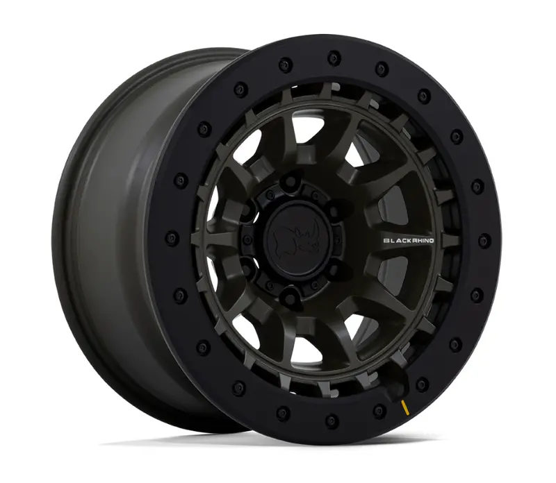 17X8.5 Black Rhino Tusk Br016 Olive Drab Green 1