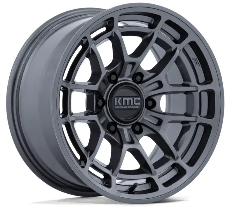 17X8.5 Kmc Archer Km732 Gloss Anthracite 1